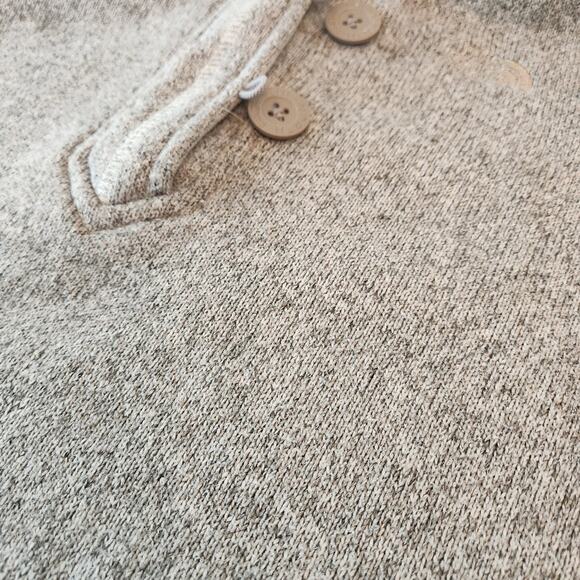 The North Face Women's Quarter Zip & Button Pullover Sweater Gray Heather Size S - Picture 7 of 8